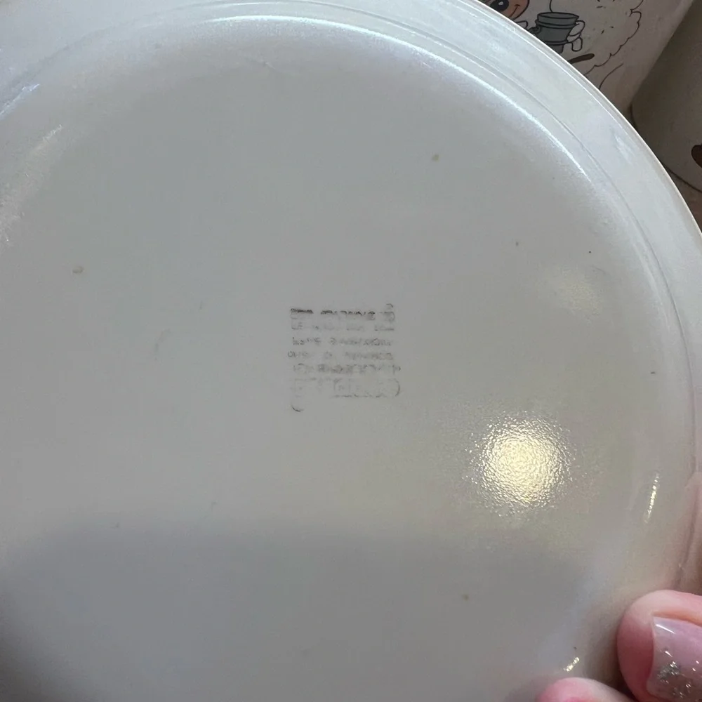 Set of 6 CORELLE CALICO ROSE 7.25 Salad or Bread small plates